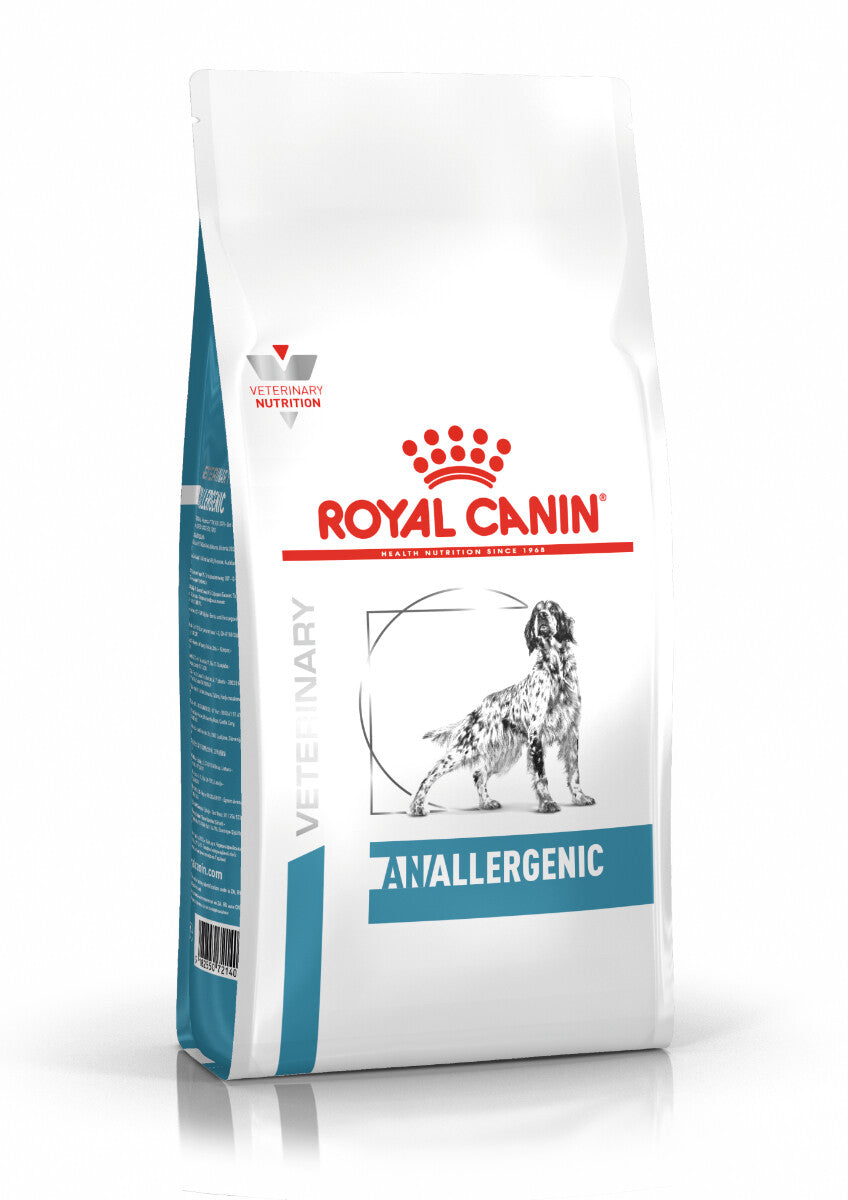 Croquettes Royal Canin Veterinary Anallergéniques pour chiens, 8 kg